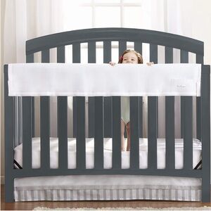 Baby mesh rail guard teething cover